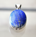 Owalna zawieszka z lapis lasuli - obrazek 2