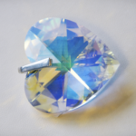 Serce-kryształ Swarovskiego