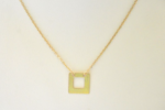 Pozłacany łańcuszek- kwadrat - obrazek 2