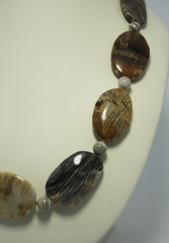 Piaskowe korale z agatu - Image 2