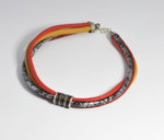 Naszyjnik ze skórzanych rzemyków