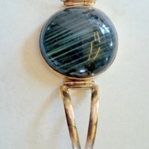 Srebrna bransoleta z labradorytem