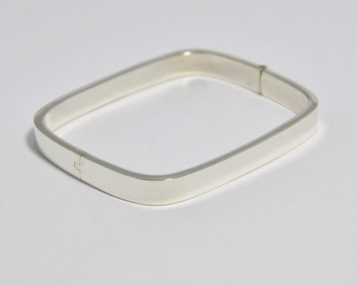 Srebrna prostokątna bransoleta - Image 1