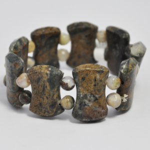 Bransoleta brązowe agaty