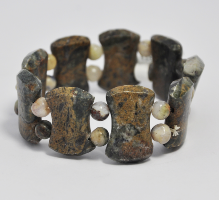 Bransoleta brązowe agaty - obrazek 1