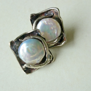 Kolczyki z masą perłową